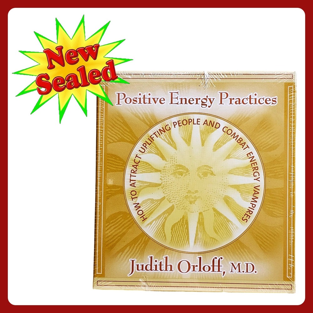Sounds True Positive Energy Practices Judith Orloff MD 2 CD Audio Set New Sealed